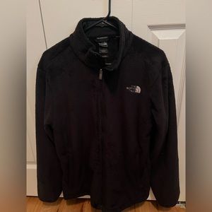 North face fleece jacket zip up